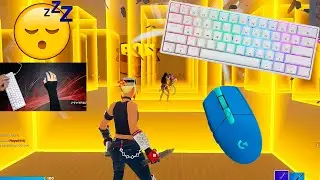 😴Skyloong GK61 ASMR😴 Box Fight Gameplay Satisfying Keyboard Fortnite🏆
