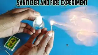 sanitizer and matches experiment Mr Indian Hacker || experiment king || crazy xyz
