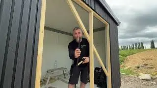 Insulated metal panel garden room transformation, part 4