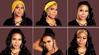 Headband wig styles, using a simple rubber band.
