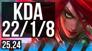 KATARINA vs NAAFIRI (MID) | 22/1/8 | KR Master | 25.24