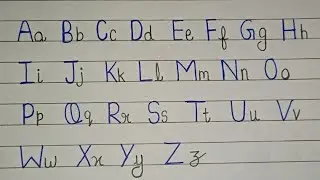 Abcd capital or Small letter | A to Z Alphabet | alphabet writing practice 