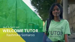 Welcome in Dresden 👋 | At work with ... welcome tutor Rashmika Somaroo