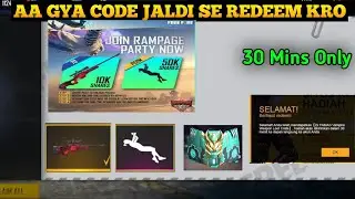 Free Fire Today Redeem Code | Instagram Facebook Post Sharing Rewards Code |Insta Fb Post Share Code