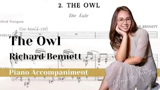 Richard Bennett- The Owl | PIANO ACCOMPANIMENT