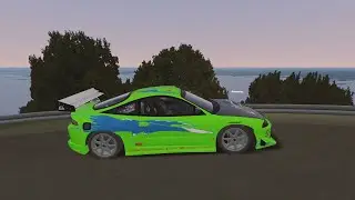 Driving Brian O'Conner's 1995 Mitsubishi Eclipse In The Pacific Coast