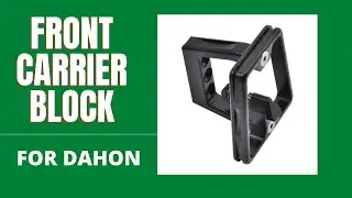Front Carrier Block Installation in Dahon Mariner D8 Folding Bike | Litepro Front Carrier Block