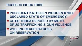 Rosebud Sioux Tribe declares state of emergency due to meth, trafficking, gun violence
