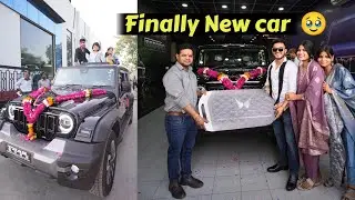 New car 🥹 Thar Roxx 😱 #dheerajkevlogs #thar4x4 #tharrox