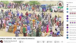 SUNDAY SERVICE || PRE - LAST MINUTES MIRACLE  WITH PROPHET SAM OLU ALO
