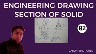 [Hindi] section of solid:A right circular cone:Q2