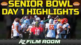 2024 Senior Bowl Practice Highlights: Day 1