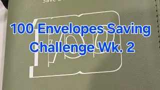 100 Envelopes Saving Challenge wk. 2 #savinggoals #savingmoney #money #birds #cash #cashflow #goal