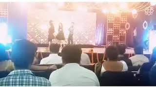 Ramp walk auditorium Himt college in greater Noida