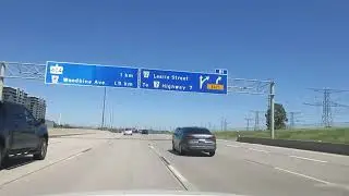 Highway 407 East, Highway 404 South, Toronto, Ontario, Canada.