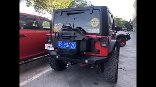 Tailgate Water Tank and Storage Bag for Jeep Wrangler