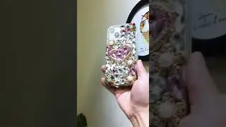 Colorful Heart Shaped Rhinestone Phone Case