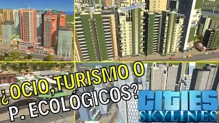 Cities Skylines - VENTAJAS y DESVENTAJAS de cada DISTRITO especializado