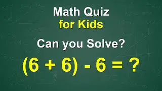 Math Quiz Test - 🤯 | Mixed Operations Quiz for Kids - Learn Mathematics #hacktrick