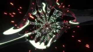 Bathtime Relaxing Spa Music - Neon Tunnels - Abstract Neon Wires