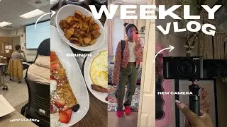 Days in My Life as a Criminal Justice Major | New Semester, Buying a Camera, Groceries, & More ₊˚ෆ
