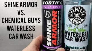 Shine Armor Vs. Chemical Guys Swift Wipe Waterless Car Wash Amazing Scientific Discovery Must See