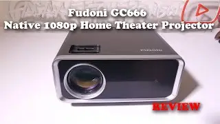 Fudoni GC666 Native 1080p Home Theater Projector REVIEW