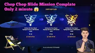 Zone Chaser Achievement Mission Free Fire। Chop Chop Slide Achievement Misson Free Fire।Edit–Zubaer