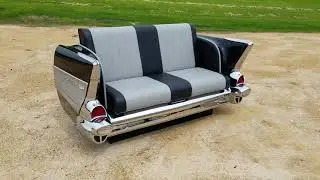 1957 Chevrolet Bel Air Car Couch - Car Furniture by sweetsofas.com
