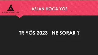 TR Y&Ouml;S 2023 NE SORAR  I  TR Y&Ouml;S KONULARI TAM GAZ &Ccedil;ALIŞMAYA DEVAM