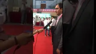 Interview of Tradewheel CEO in Garlic Exhibition