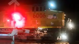 K3HA/Loaded/ACM/GEVO! UP #6006 leads a very slow/long NB UP O-DPHP09 out of Dallerup, Texas!!!