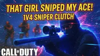 ​THAT GIRL SNIPED MY ACE! 💔 1v4 Sniper Clutch CODM #SniperClutch #1v4Clutch #CODMobileGamePlay 