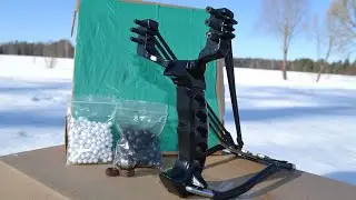 Рогатка Hunter 2 - детская игрушка или серьёзное оружие?