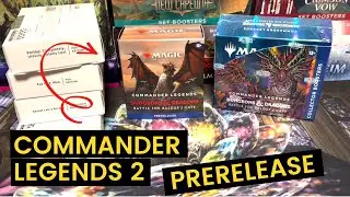 Special Commander Legends 2 freebie! D&D Battle for Baldur's Gate prerelease kit opening. MTG!