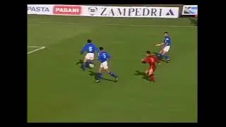 Francesco Totti esordio a Brescia con maglia numero 14. Radiocronaca di Alberto Mandolesi