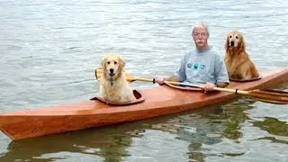 This Man Loves His Dogs So Much That He Built A Special&hellip;Kayak!