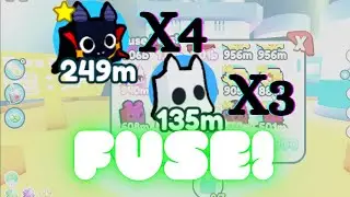 Fuse 4 Vampire Bat & 3 Ghost Cat? | Pet Simulator X - 2x Candy Halloween Event