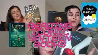 Reading Iconic YA Books: Hunger Games, TFIOS, Percy Jackson, Divergent & Twilight 🧜&zwj;♀️✨🍎