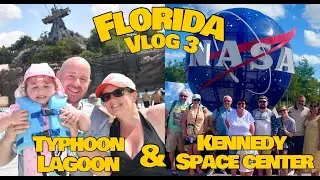 FLORIDA VLOG 3 || Typhoon Lagoon & Kennedy Space Center while pregnant