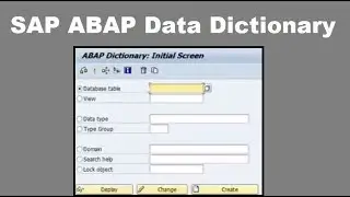 Beginner ABAP Tutorial - 2 - Data Dictionary (DDIC) in ABAP