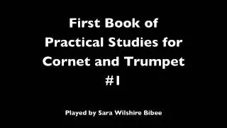 Getchell and Hovey First Book of Practical Studies for Cornet and Trumpet #1