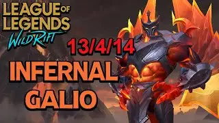 Infernal Galio Gameplay | League of Legends : Wild Rift