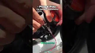 [Plug and Play] 6.5 Inch Easy Installation Car Speaker #Auto4U #carspeaker #plugnplay