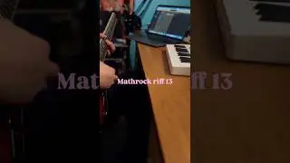Math rock riff 13 | For people who can&rsquo;t count to 7  #guitar #stratocaster #newriff #mathrock