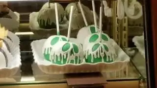 Hskyart Disneyland Halloween treats Sep 7, 2018 Disney DCA candy apple cake pop shopping