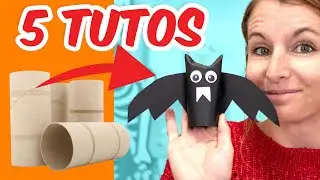 Halloween - 5 Tutos rouleau de papier toilette