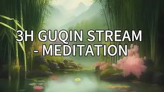 3H Guqin & Stream Ambience | Traditional Chinese Music for Meditation / 3小时古琴流水｜中式传统纯音睡前冥想