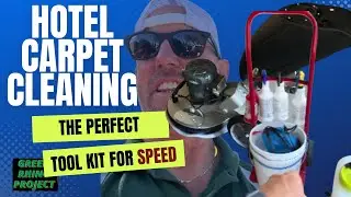 How we clean hotel room Carpets - Easy set-up
