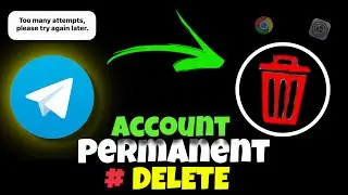 Telegram Account Delete Kaise Kare ‼️| How To Delete Telegram Account Permanently